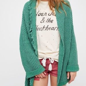 Free People Green Cardi ✌🏼